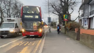 Rare Journey On 270 I Gorringe Park Avenue  Waldron Road I Enviro 400 Hybrid MMC Transport UK [upl. by Siul]