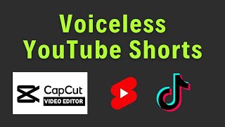 How to Make Voiceless YouTube Shorts Video Using CapCut Pc [upl. by Odelet]