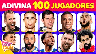 Adivina 100 Jugadores en 3 Segundos ⚽🧦🤔  Test de Fútbol  PlayQuiz Trivia [upl. by Bethanne]