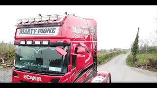 Marty Mone  New R580 V8 Scania Topline Rock N Roll Rig [upl. by Eniarral733]