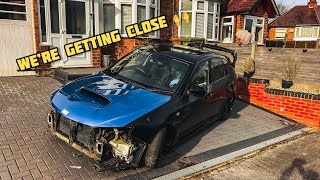 The Shocking Transformation Rebuilding the Wrecked Subaru WRX Part 4 [upl. by Toille]