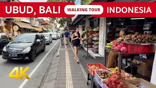 Explore Ubud Bali Today 🇮🇩 Downtown Walking tour  Bali Indonesia 2024 4K [upl. by Hubert]