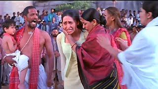 बेशरम औऱत हैं तू मर्द की लाश पड़ी और भाग निकली  Karishma Kapoor Nana Patekar  Shakti Movie Scene [upl. by Ididn]