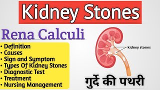 Kidney stones  Kidney stones symptoms Kidney stone treatment [upl. by Nylanna]