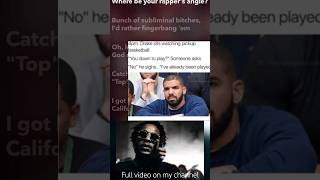 Of course Kendrick was dissing drake on Classic Man lyrics kendricklamar rap [upl. by Brear113]