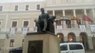 Badajoz Spain  a walk through the old city to the Plaza España 15 Nov 2024 0946 [upl. by Jagir]