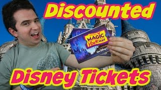 Discounted Disney World Tickets [upl. by Madea462]