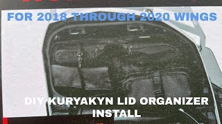 Kuryakyn GOLDWING Trunk Lid Organizer gl1800 goldwing [upl. by Htehpaj]