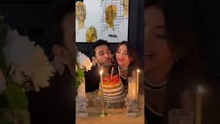 Saboor ali Celebrating Ali Ansari Birthday pakistaniactress [upl. by Amir490]