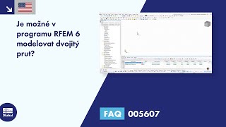 ENUS FAQ 005607  Je možné v programu RFEM 6 modelovat dvojitý prut [upl. by Suissac254]