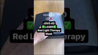 LED❌ Laser ✅ Red Light Therapy Mask  JOVS 4D Laser Mask unboxing lasertherapy skincareproducts [upl. by Ahsain]