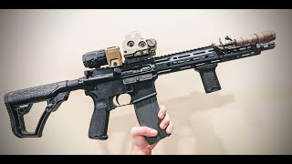 I put a Binary Trigger in my GBB ESD ER15 DDM4 V7 Gas Blowback Airsoft Replica [upl. by Rhodes]