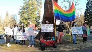 Countering The 2022 Grants Pass quotMarch For Lifequot [upl. by Suivatnom]