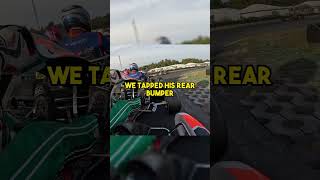 Full video here👆 karting motorsport crash [upl. by Lubow758]