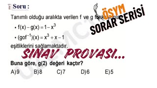 FONKSİYON  SINAV PROVASI✍️ [upl. by Ynittirb862]