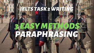 IELTS writing task 2 how to paraphrase [upl. by Kragh]