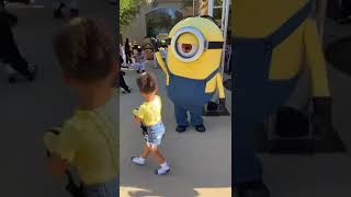 Minion party with Stormi shorts [upl. by Sicular]