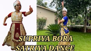 satriya nritya satriya dance SUPRIYA BORA assameseculture SATTRIYA DANCE [upl. by Arita]