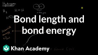 Bond length and bond energy  AP Chemistry  Khan Academy [upl. by Yank]