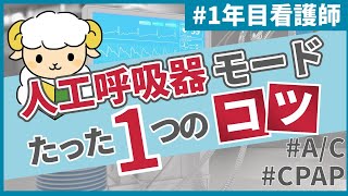 人工呼吸器のモードが理解しやすくなるたった1つのコツ [upl. by Monsour305]