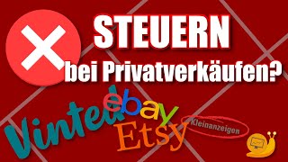 STEUERN bei ebay Kleinanzeigen und co PlattformenSteuertransparenzgesetz erklärt [upl. by Girvin]