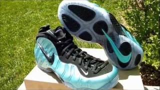 DeftronicCom HD  Air Foamposite Pro quotRetro Aka Electric Bluequot [upl. by Drawets435]