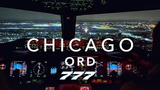 CHICAGO  BOEING 777 LANDING 4K 60P [upl. by Omiseno]