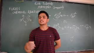 6 Chemical Reactions amp Mechanism for Electrophilic Substitution Reactions in Furan [upl. by Goulette]