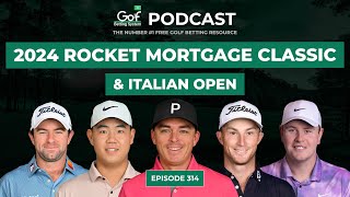 Rocket Mortgage Classic  Italian Open 2024  Golf Betting Tips [upl. by Catlin362]