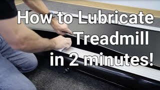 DIY How to Lubricate any Home Treadmill Belt Horizon Nautilus Sole Nordictrack [upl. by Ahsimal820]