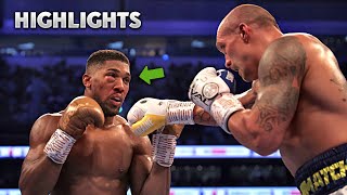 Oleksandr Usyk vs Anthony Joshua HIGHLIGHTS  BOXING FIGHT HD [upl. by Aplihs505]