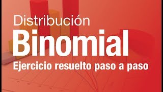 Distribucion binomial Ejercicio resuelto paso a paso [upl. by Nrubyar950]