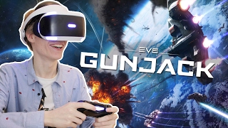 MOST DISAPPOINTING PSVR GAME EVER  EVE Gunjack Playstation VR Gameplay [upl. by Ztnarf]