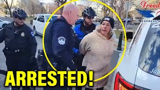 MAGA Insurrectionist Ashley Babbitts mother ARRESTED on Jan 6 anniversary [upl. by Gastineau995]