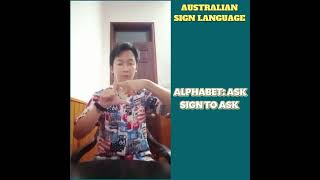 AUSLAN SIGN LANGUAGE ALPHABET [upl. by Korwun]