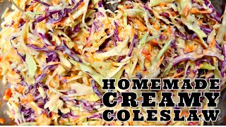 The Best Creamy Coleslaw Recipe [upl. by Laina]