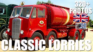 Classic British Lorries inc Albion Leyland Bedford Scammell Ford Foden [upl. by Anelehs198]