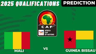 Mali vs Guinea Bissau CAF Africa Nations Cup 2025 Qualifiers Preview Prediction [upl. by Cyb]