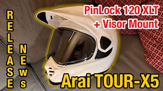 Arai TourX5 Function amp PinLock Visor Design [upl. by Macegan418]