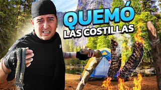 Reto al YOSI a COCINAR en el CAMPING🔥⛺¿Quemó la Comida Youtubers a prueba [upl. by Creath454]