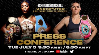 Claressa Shields vs Savannah Marshall  KICKOFF PRESS CONFERENCE [upl. by Assisi792]