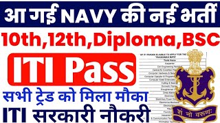 आ गई Indian Navy Civilian भर्ती 2024 ITI 10th12th Diploma BSC Navy Tradesman Mate Vacancy 2024 [upl. by Liamsi]