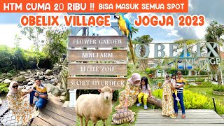 OBELIX VILLAGE JOGJA 2023  TIKET MASUK MURAH amp FASILITASNYA LENGKAP ADA MINI ZOO ‼️ [upl. by Harland]