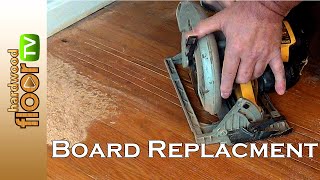 Replace Hardwood Floor Board [upl. by Artie]