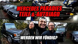 Teile amp Autojagd im Mercedes Oldtimer Paradies  Werden wir fündig [upl. by Jarrod]