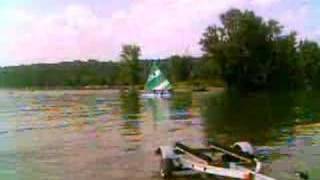 Sunfish Sailboat Launch Cayuga Lake [upl. by Teri]