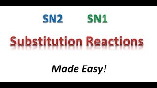 SN2 and SN1 Reactions Made Easy Part 1A  Nuclear Missles and Tips  Organic Chemistry [upl. by Marcelline]