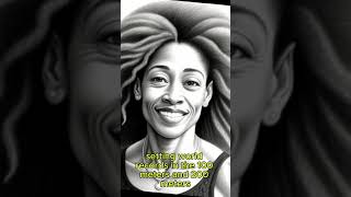 Florence Griffith Joyner Facts history facts Sports athletics motivation blackhistory [upl. by Sassan]