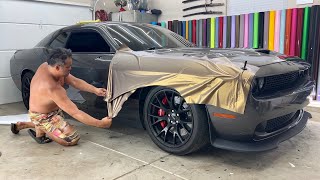 SHADOW GOLD Challenger Hellcat ASMR Wrap Guide  The Hardest Parts In REAL TIME [upl. by Inait818]