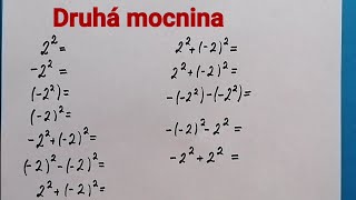 Druhá mocnina [upl. by Dale]